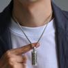 1PC Stainless Steel Pill Case Holder Pill Box Waterproof Cylinder Urn Pendant Memorial Necklace Jewelry