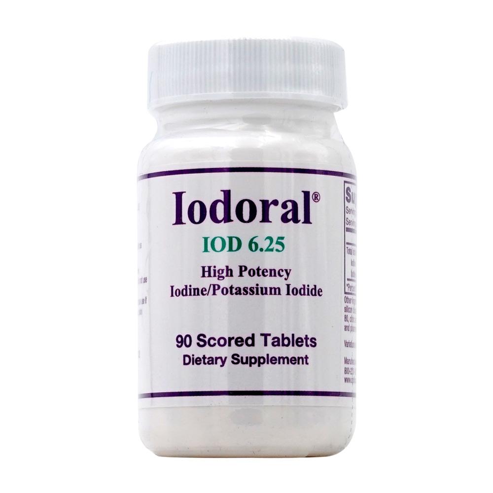 

Iodoral IOD 6.25 High Potency Iodine/Potassium Iodide, 90 Scored Tablets