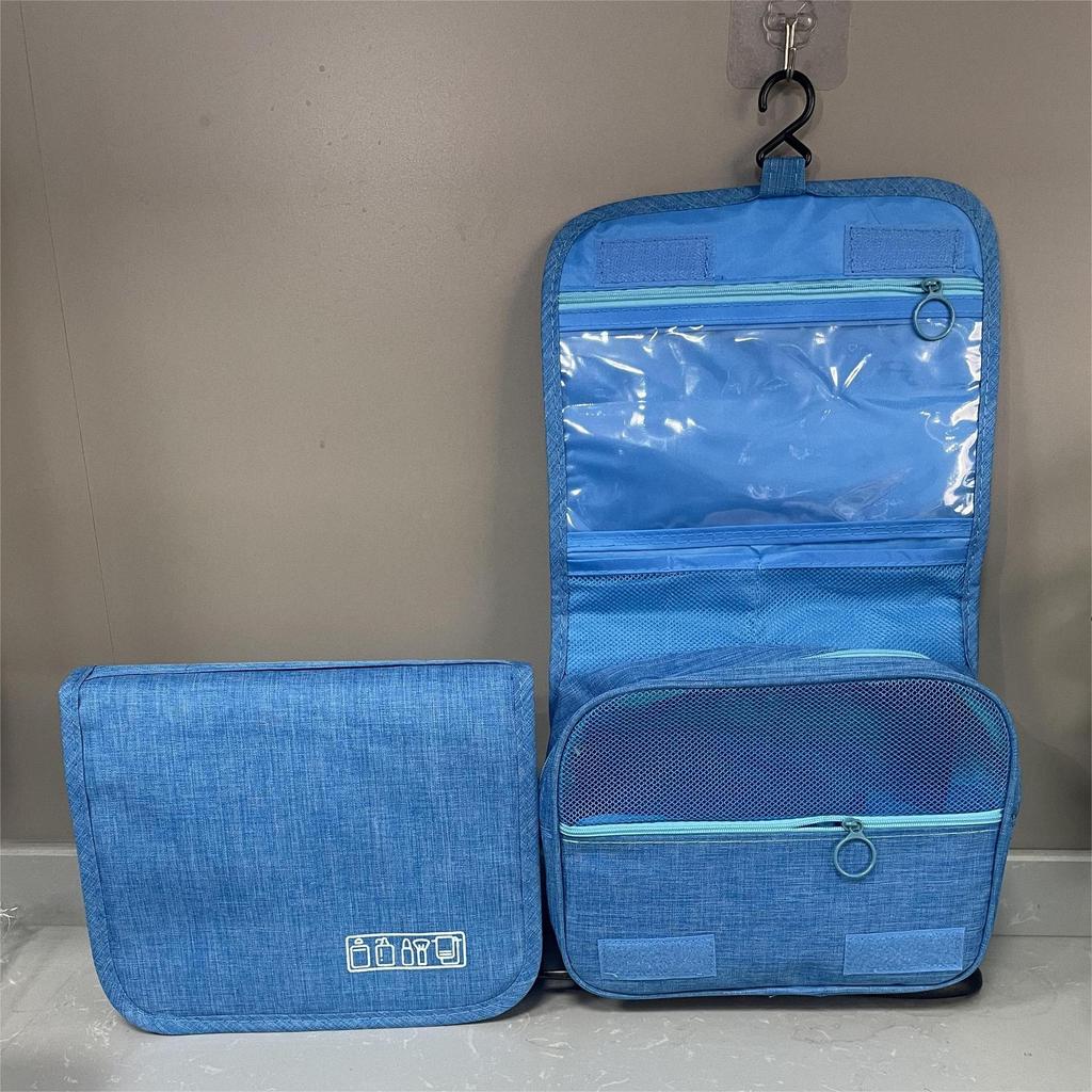 Large Capacity Travel Toiletry Bag Hanging Wet Dry Separation Cosmetic Organizer for Men Women Business Trip CLE