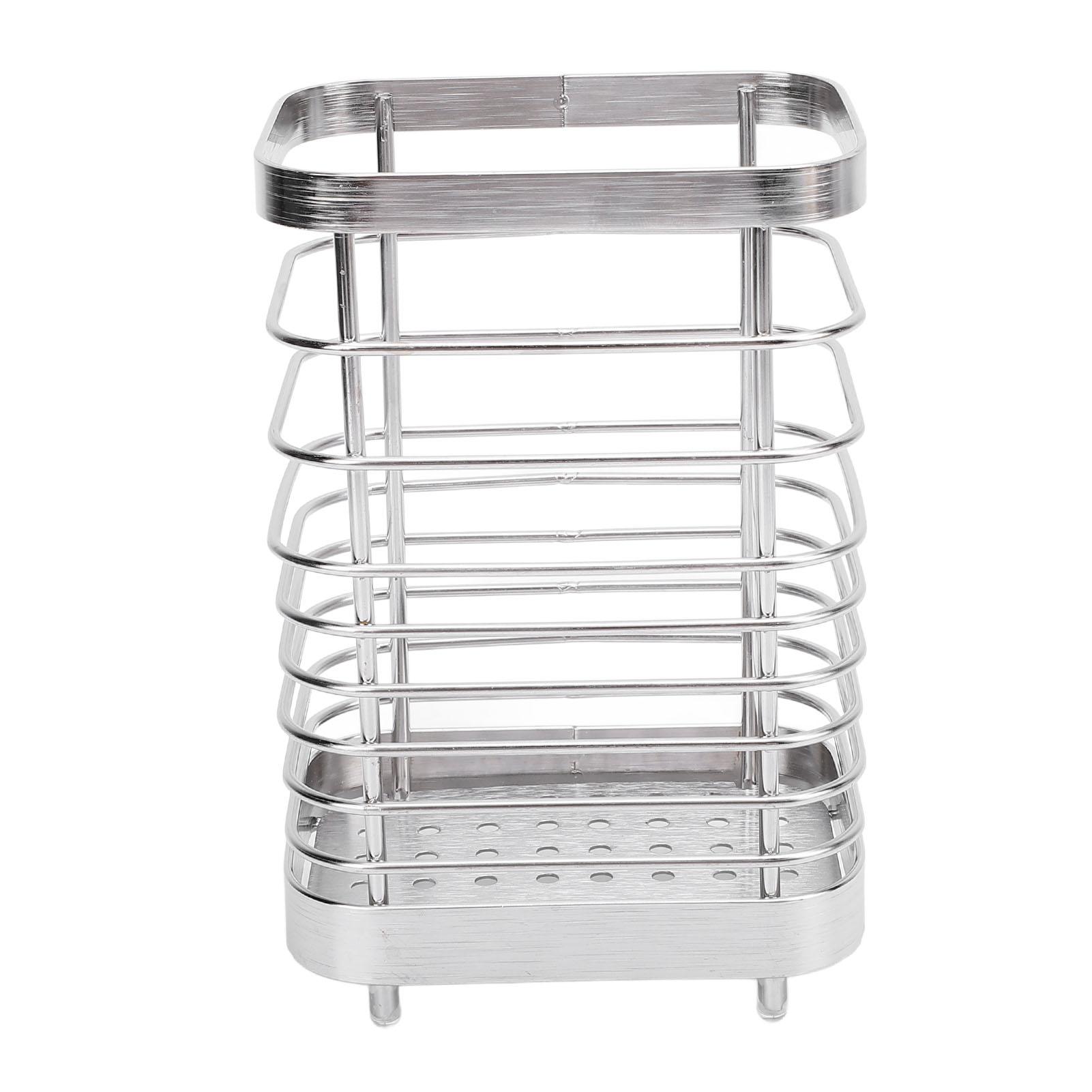 Подвесная корзина из нержавеющей стали для боковой части рамы, держатель для палочек для еды для боковой части стола, корзина для хранения для Snow Peak серебряный