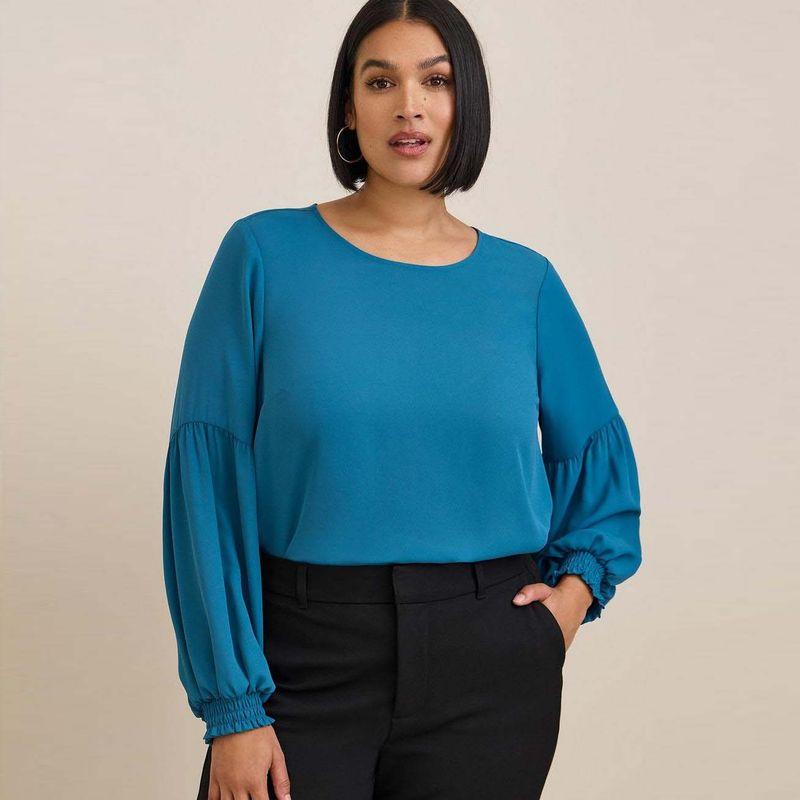 

Spring & Fall New Arrival Plus Size Women s Chiffon Shirt Tops 100.00kg Plus Size Ladies Slim Looking Belly Covering Undershirt Western Style Shirt Blue 1 piece