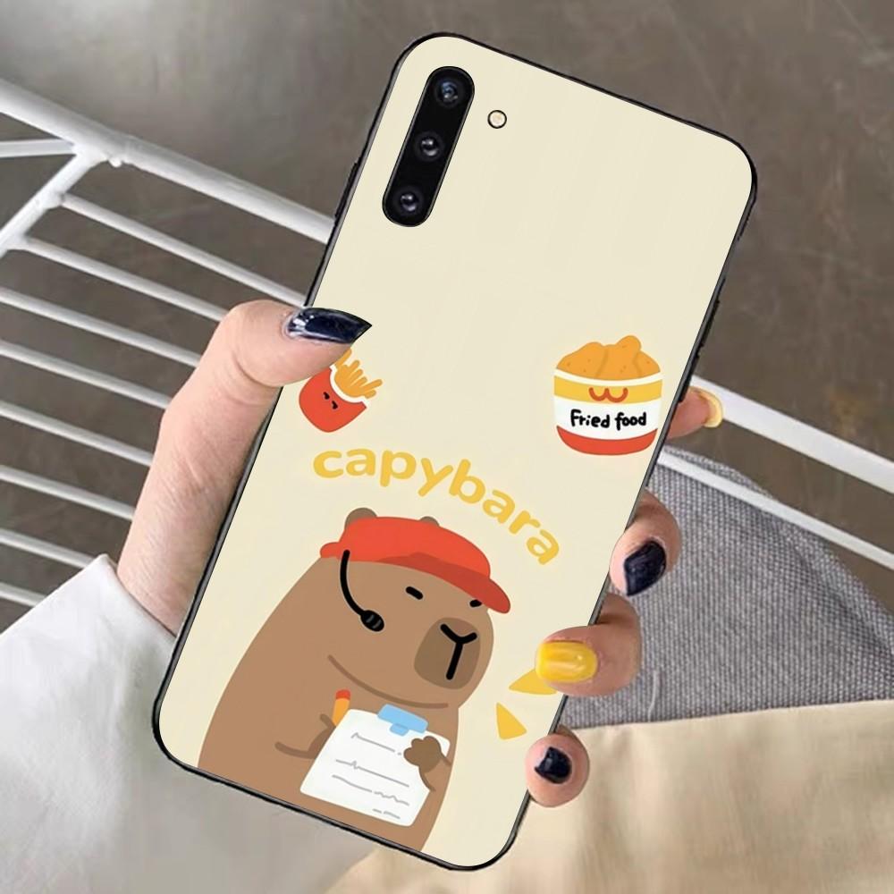 Cartoon Capybara Phone Case For Samsung Note 8 9 10 20 Pro Plus Lite M 10 11 20 30 21 31 51 A 21 22 42 02 03