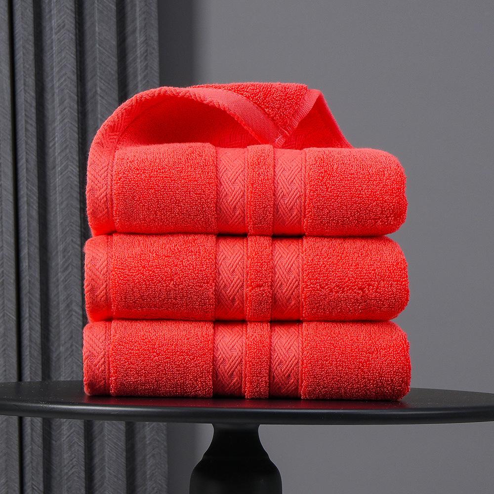 Pure Cotton Towels Are Larger and Thickened Face Washing and Moisture-wicking Towels Are All Cotton Combed Cotton Home Souvenirs 40*80cm