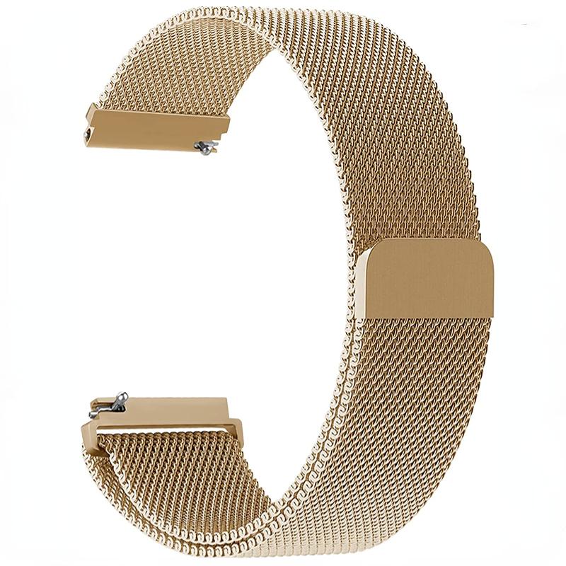 22mm 20mm Milanese Loop Strap For Amazfit Active 2 GTS/GTR 4 Samsung Watch7/6/5/4 Metal Bracelet Huawei Watch GT5-4-3-2 Pro Band