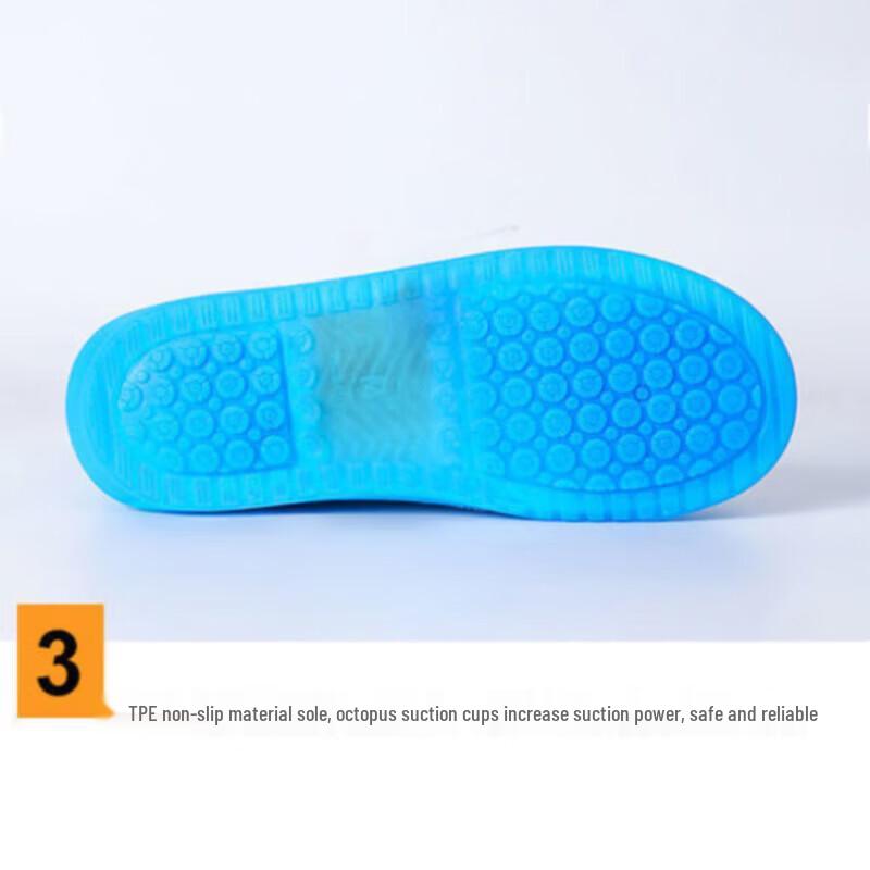 ZYE Foldable Waterproof Rain Shoe Covers