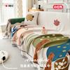 Cartoon Chenille Full Coverage Sofa Cover Universal Season Couch Protector Slipcover
