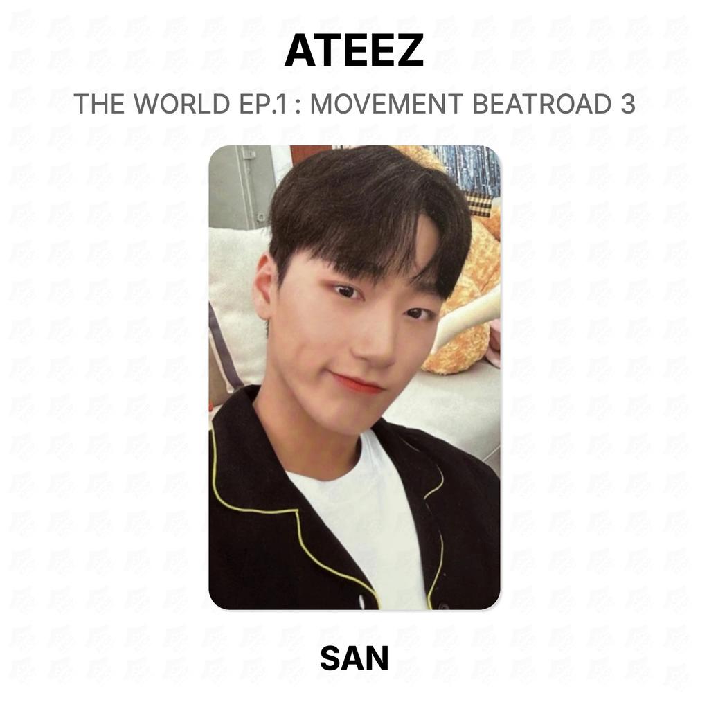 ATEEZ THE WORLD EP.1 : MOVEMENT BEATROAD 3 Official Photocard