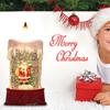 Battery Powered Christmas Wind Lantern Sculpture Kawaii Christmas Plastic Ornament  Office