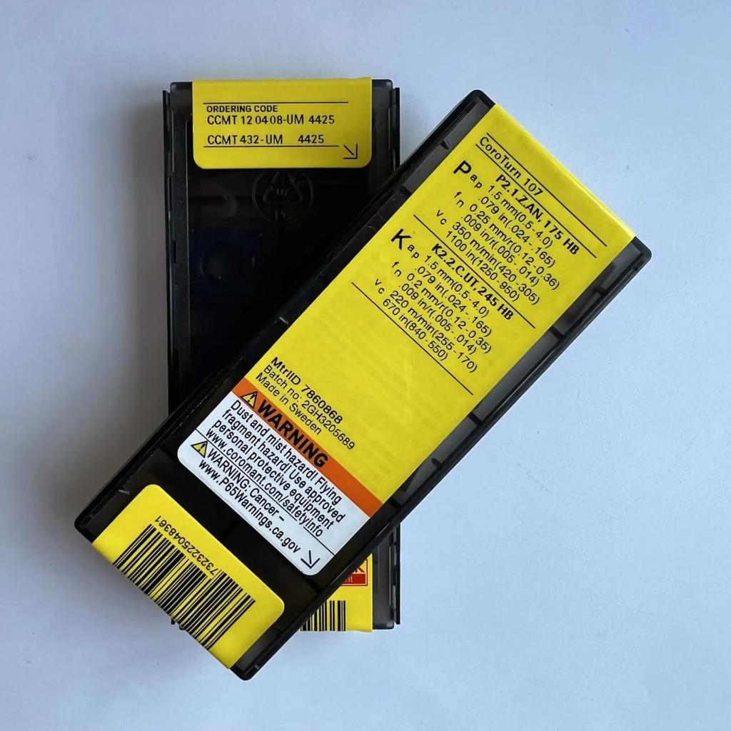 Original Sandvik / CCMT120408-UM 4425 /Carbide CNC Blade 10 PCS