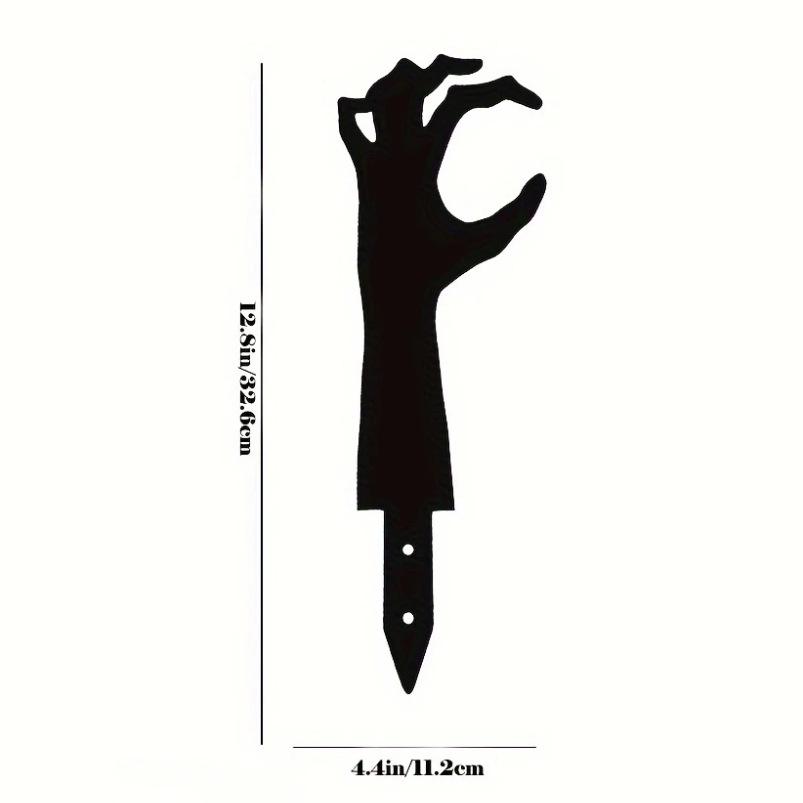 Cross Metal Ground Insert Sign for Garden Decoration