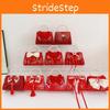 Festive Red Glittery Pearl Bow Bag For Children Ideal For New Year And Wear Casual