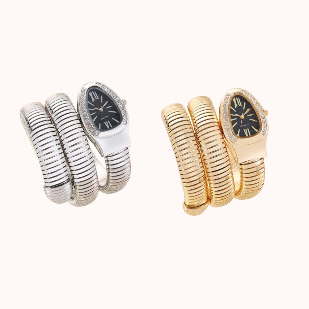 Montre à Quartz de Luxe pour Dames Mode Or Montres pour Dames Montre Bracelet en Acier Inoxydable de Haute Qualité Cadeaux