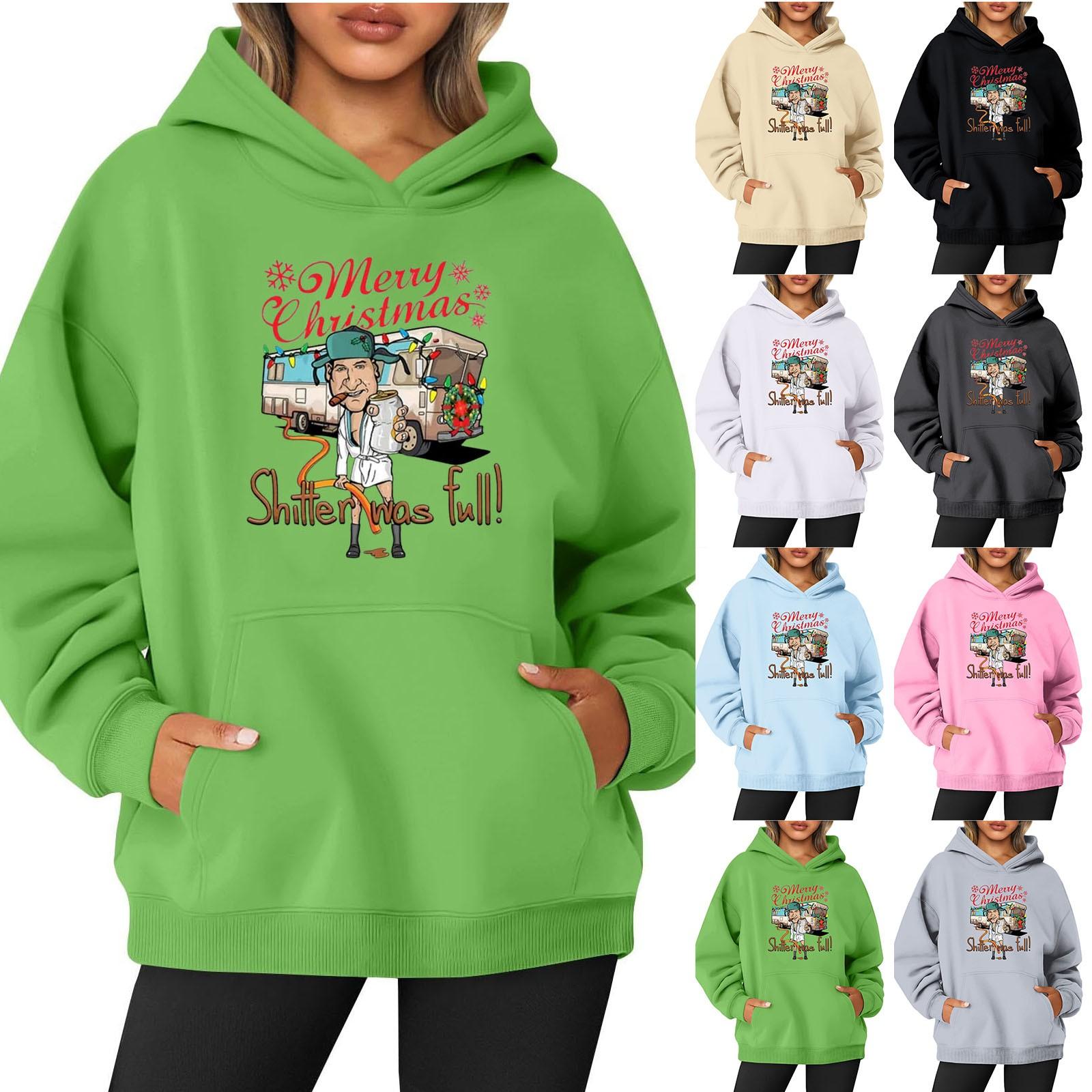 

Женская однотонная толстовка с капюшоном и длинным рукавом с принтом S