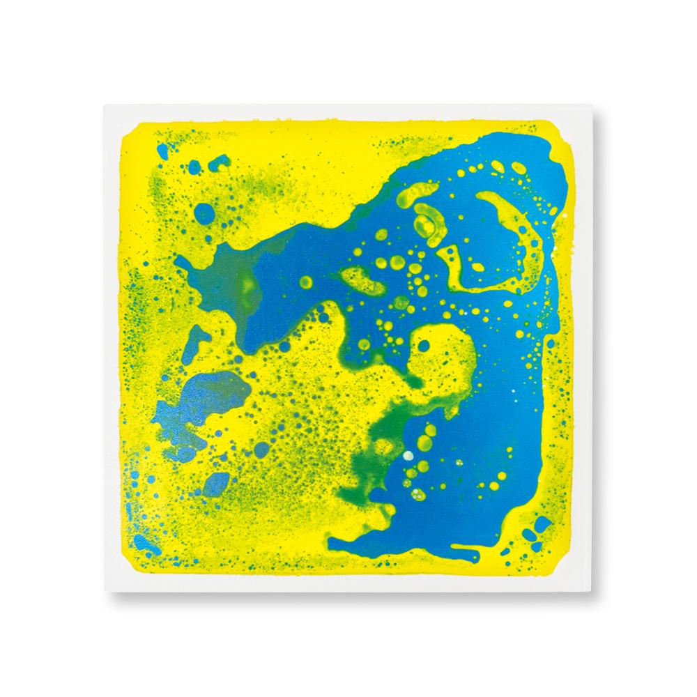 50cm Liquid Color Floor Tiles: Sensory & Puzzle Mat for Kids