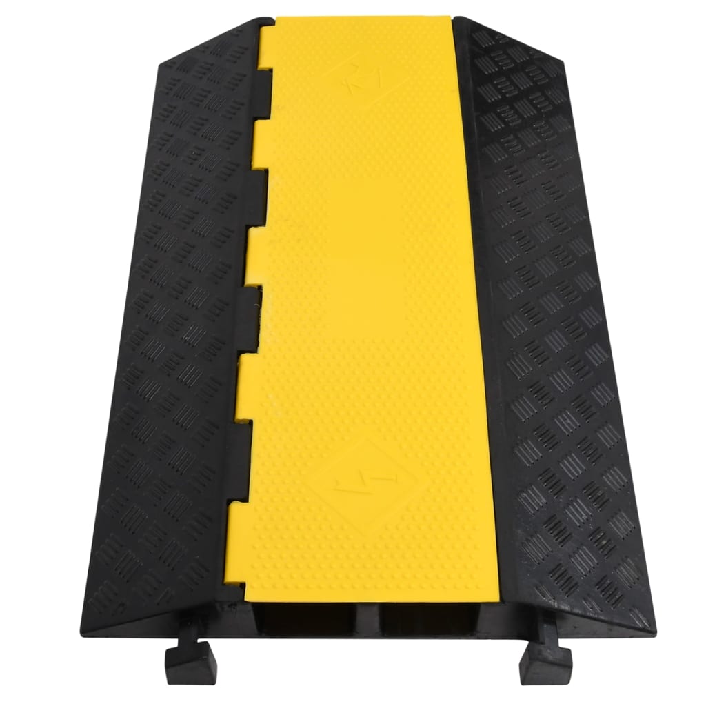 Vidaxl Najazd Kablowy, 2-Kanałowy, 90 Cm, Gumowy