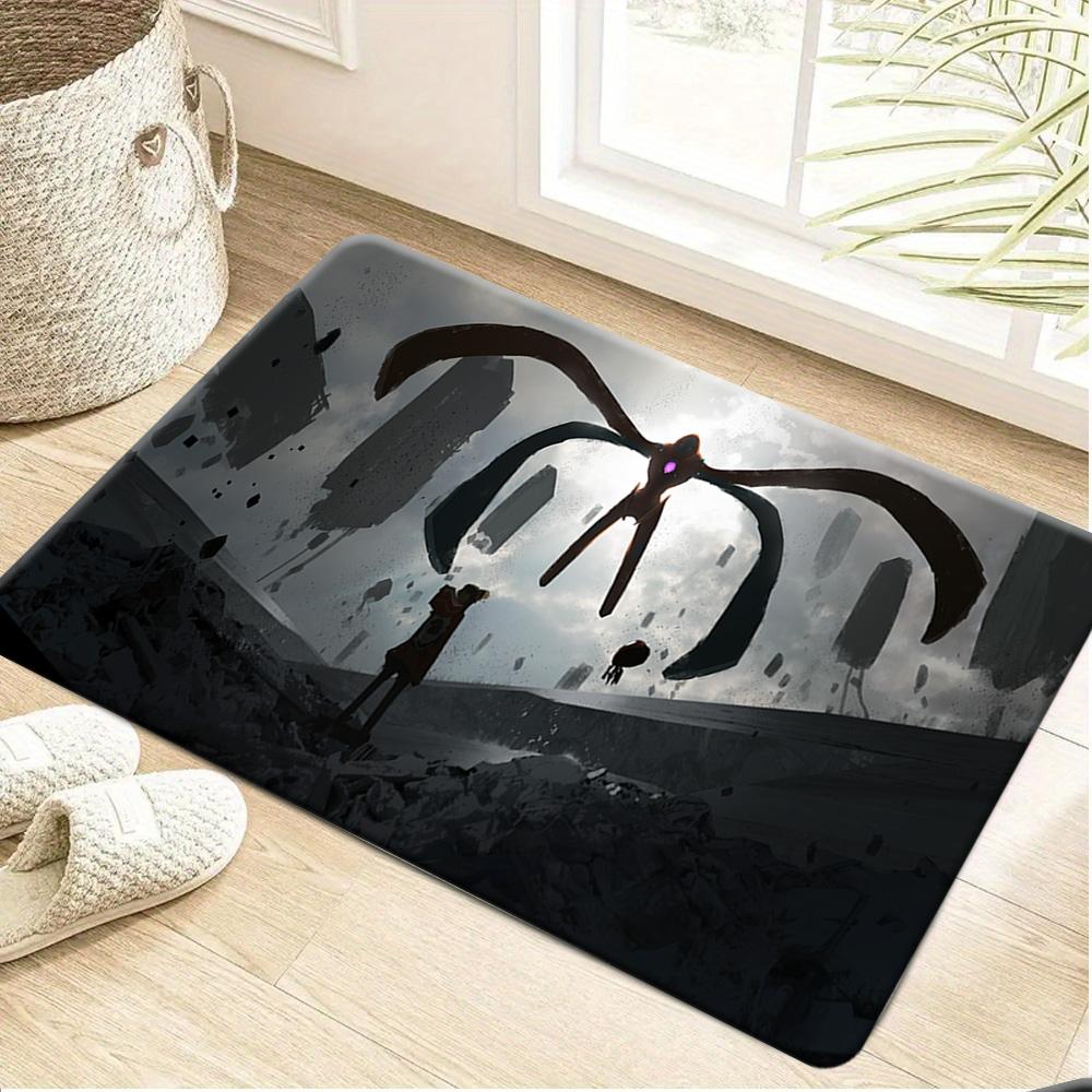 

Pixel Style Lucario Battle Arena Print Non-Slip Floor Mat Doormat 40cm x 60cm