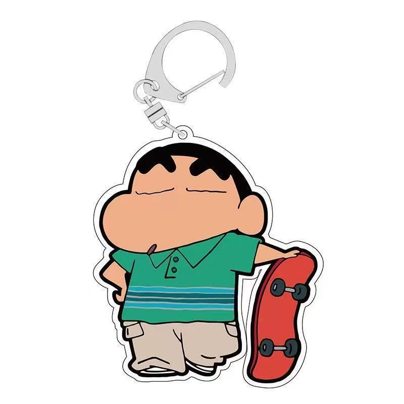 

Crayon Shin-chan Cute Cartoon Acrylic Keychain & Standee Pendant for Car or Backpack
