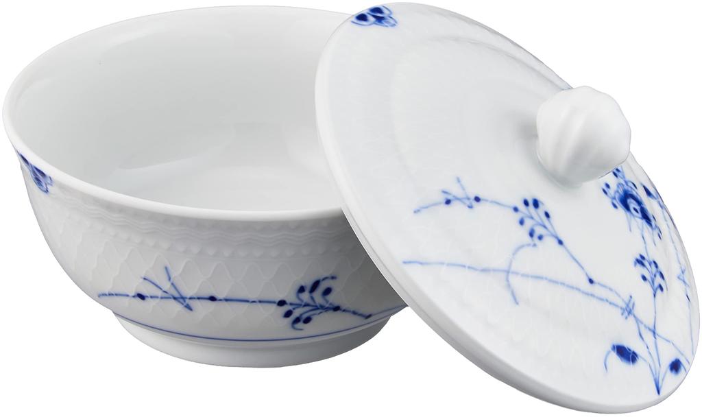 Imported Royal Copenhagen Blue Palmette Bowl with Wedding Diameter Present 1017414 [Regular Product] Lid, Gift, Approx. 11.5cm,