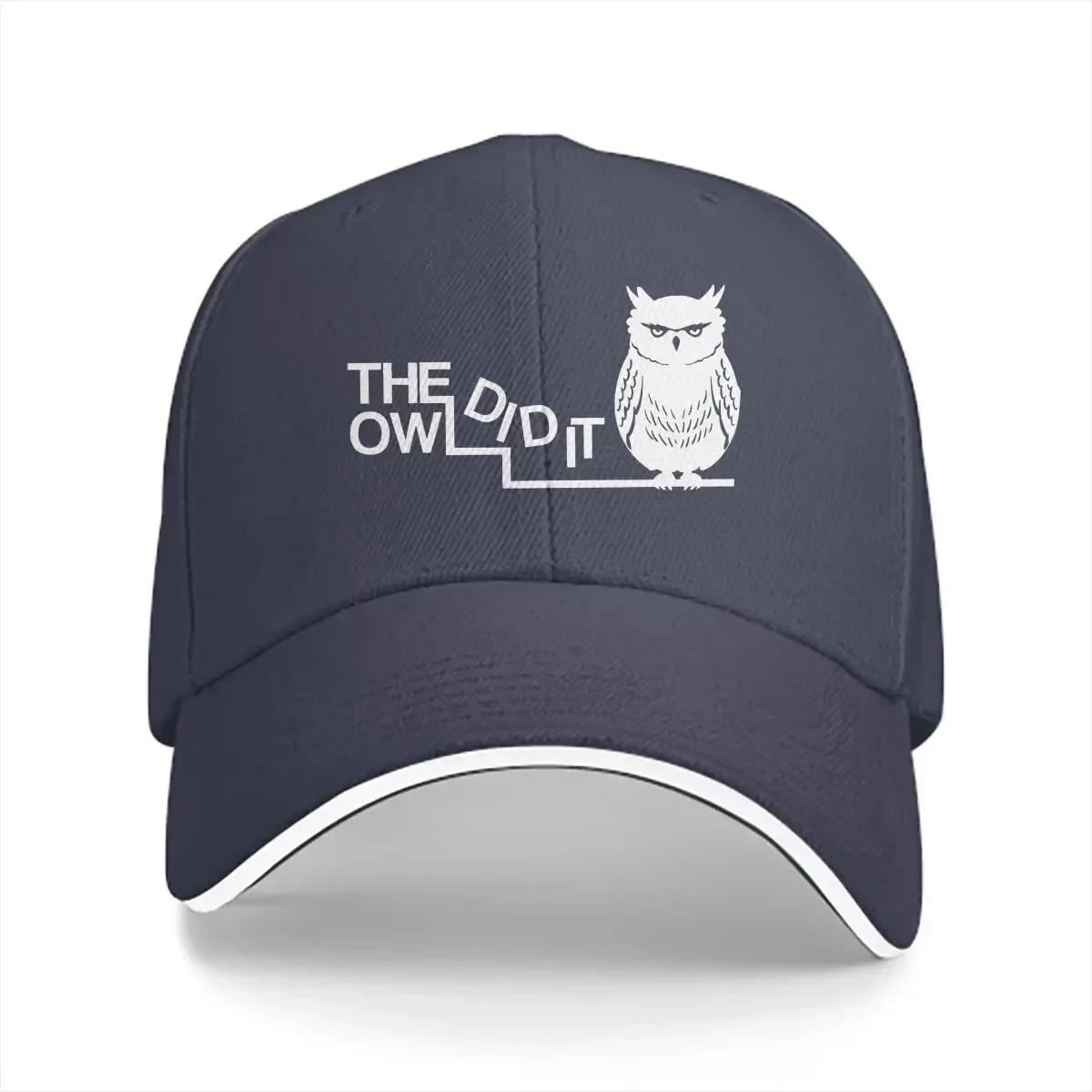 

Did It Unisex Baseball Caps Peaked Cap Funy Owl Sun Shade Hats for Men Women One Size