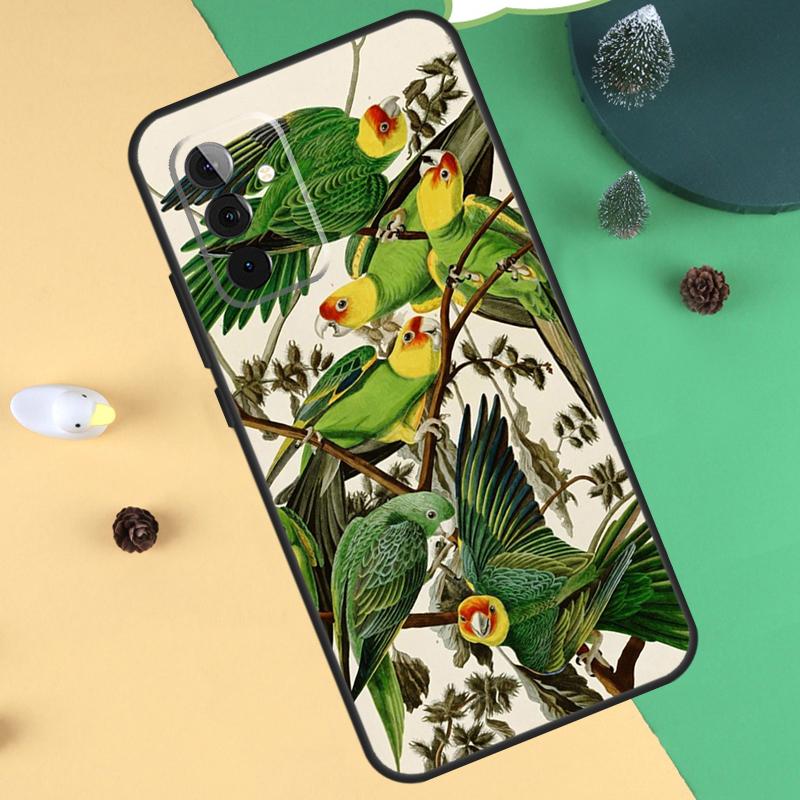 Animal Parrot Birds Case For Samsung Galaxy A33 A53 A13 A12 A32 A52 A14 A34 A54 A15 A25 A35 A55 A71 A51 Coque