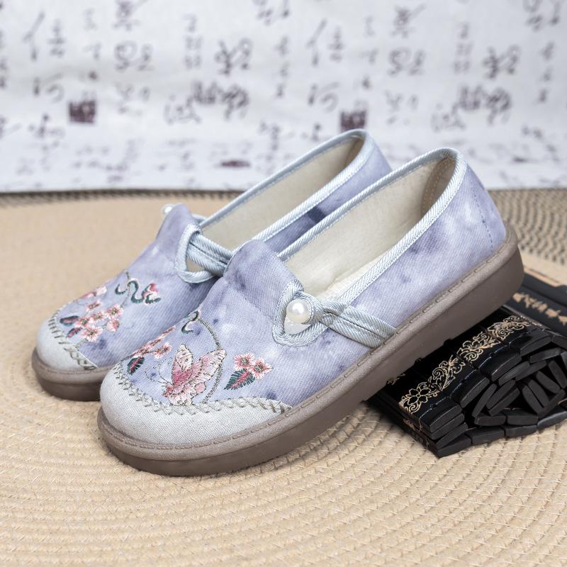 

Туфли женские 2025 весна новые повседневные одинарные туфли удобные ленивые с одной педалью круглая головка дышащие нескользящие износостойкие женские туфли 35 серый