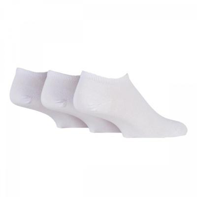 Men S Bamboo Ankle SockS   White 3 Pack