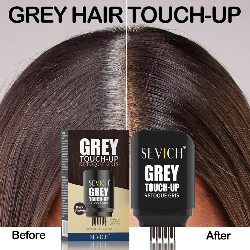 Hair Dye Stick With Comb SEVICH Temporary Waterproof Hair Coloring Pen Disposable Hair Root Concealer Stick Grey Touch Up Stick