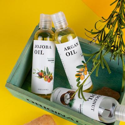 Óleo de Jojoba Prensado a Frio para Cuidados com a Pele e Massagem