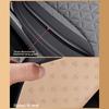 Diamond Lattice Embroidery PU Leather Car Seat Cushion, Thickened Three-dimensional Wings Breathable,For 95% Cars,For All Season