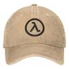 Black Mesa Half Life Lambda Baseballkappe Spiel Vintage Unisex Erwachsene Trucker Papa Hut Design Outdoor Sonnenschnappkappe Geschenkidee
