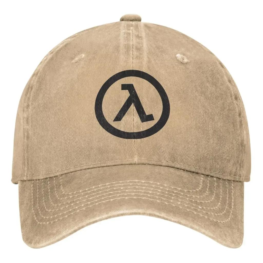 Black Mesa Half Life Lambda Baseball Cap Game Vintage Unisex Adult Trucker Dad Hat Design Outdoor Sun Snapback Cap Gift Idea