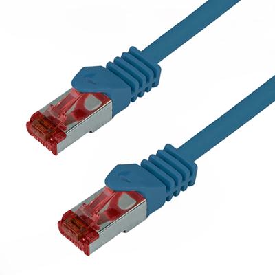 LogiLink Professional PrimeLine Cat.6 Patch Cable, S/FTP, 1.5 M, Blue - High Quality Ethernet Cable for 10/100/1000 and 10G-Base T