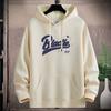 BFCCQB Men's Fashion Long Sleeve Casual Solid Color Print Autumn Winter Hoodie
