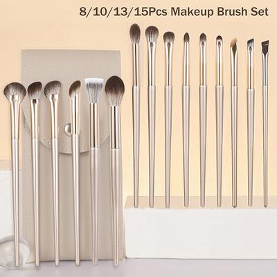 Eye Makeup Smudge Undercover Eyeliner Blade Eye Detail Small Makeup Brushes Eye Soft Bristle Eyeshadow Brushes With Storage Bag