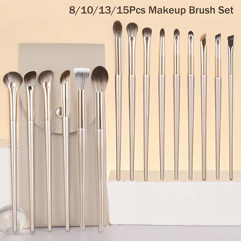 Eye Makeup Smudge Undercover Eyeliner Blade Eye Detail Small Makeup Brushes Eye Soft Bristle Eyeshadow Brushes With Storage Bag