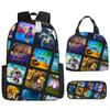New Virtual World ROBLOX Primary and Secondary School School Bag Children's Backpack Backpack Cartoon Lunch Bag