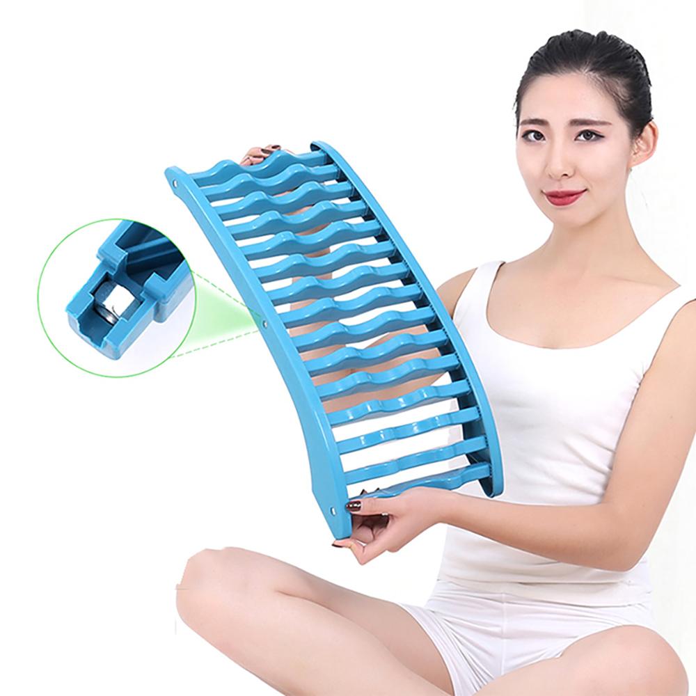 Back Massage Magic Stretcher Fitness Equipment Lumbar Stretching Correction Traction Support Massager Spine SpineSoothing Frame