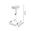 Adjustable Footrest Stool, Essential Tool for Nail Treatments