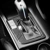 Carbon Fiber Style ABS Central Gear Shift Panel Cover Center Control Cover Trim Car Interior Parts Compatible with Hyundai Elantra N Line 2021-2025