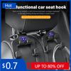 JMN5   2025 Hot 5pcs Double Head Hook Car Rear Seat Hanging Storage Holder For Mercedes Benz AMG A C E S G Class W201 W210 W108 W204 W2