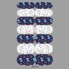 Patriotic Stars & Stripes Nail Stickers - Red & Blue Waterproof Decals for Independence Day (YMY2181-219)
