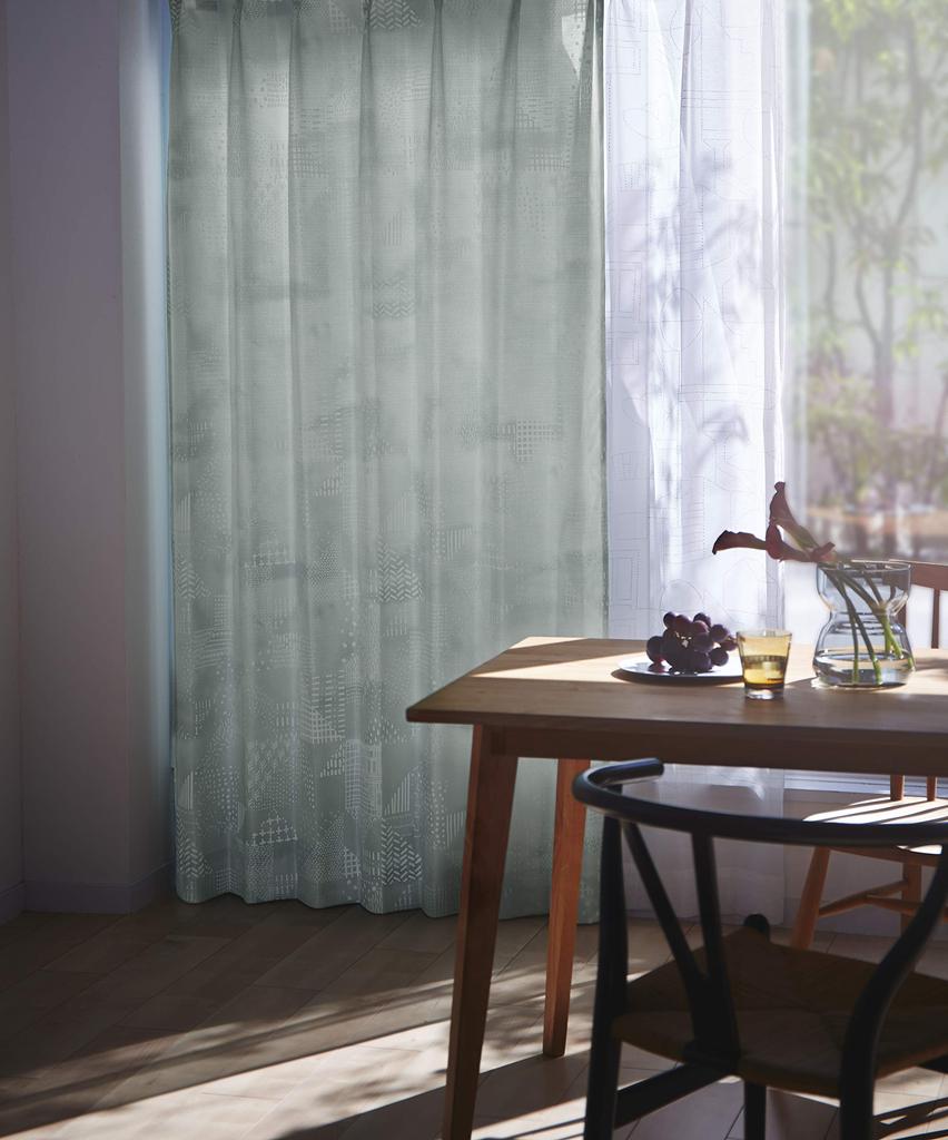 Suminoe Sanayaoli 100 X 135 1 J1005 Curtains, Gray, Cm, Drape, Panel,
