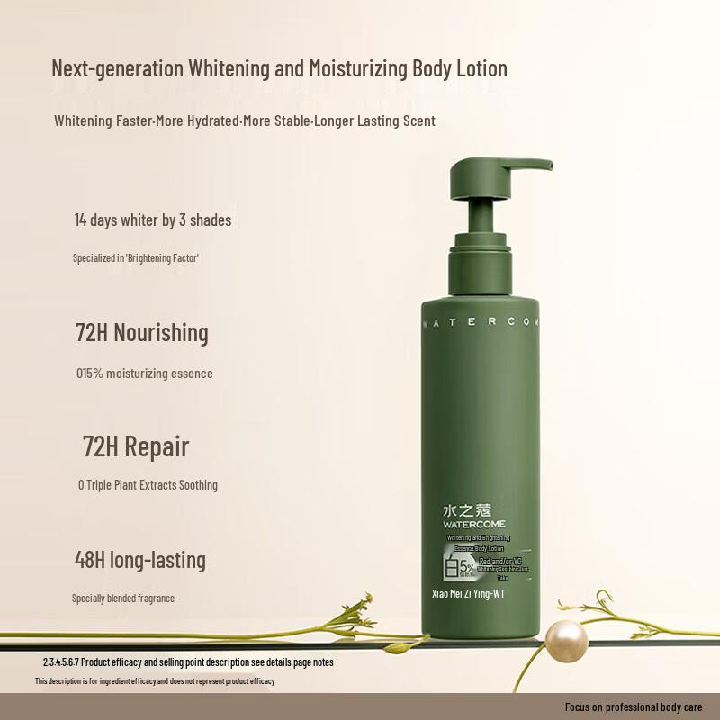 Water Code Niacinamide Whitening & Brightening Body Lotion with Moonlight White Tea
