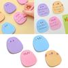 60 Sheets Self Adheive Note Paper Small Notepads Cartoon Notes Unllined Sheet Reminders On Fridges Notebook Calendar