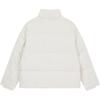 Calvin Klein Minimalist Comfortable Versatile Casual Short Stand Collar Korean Style Down Jacket Women Jacket White J224676YBI