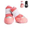 4pcs/set Wear-resistant Dog Boots Breathable Puppy Mesh Shoes Pet Booties Dog Shoes  Running