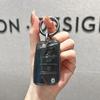Transparent Black Key Cover for FAW-Volkswagen Jetta VS5/VS7 - Simple Design