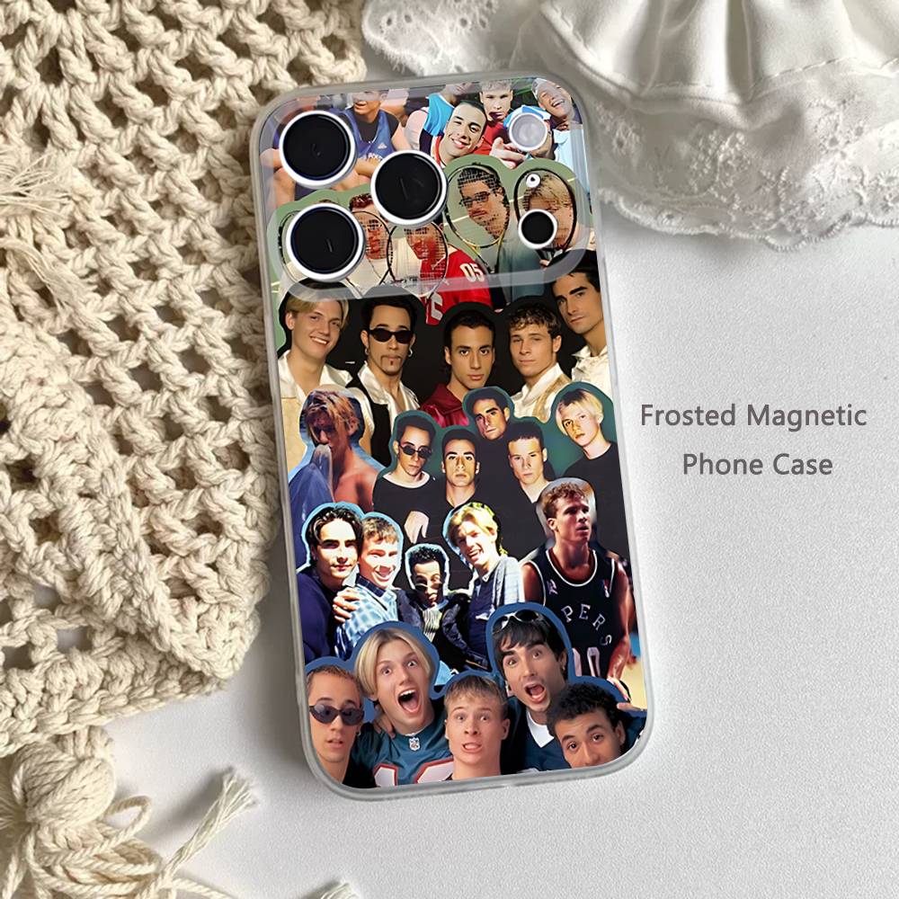 B-Backstreet Boys BSB MUSIC Phone Case For iPhone 17,16,15,14,13,12,11 Pro,Max,Plus,Mini,Air,E Magnetic Frosted Clear