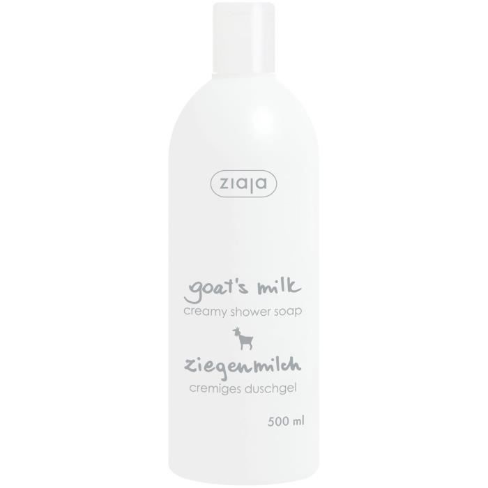 Savon-Crème pour douche - ZIAJA - 500ml - Hypoallergénique - Lait de chèvre - Pro-vitamine B5