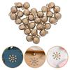 30Pcs Tiger Head Jingle Bells Bronze Color Copper Bells Accessories DIY Wind Chime Jewelry Bracelet Anklets Christmas Crafts